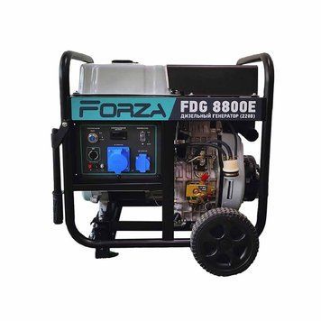 Генератор дизельний FORZA FDG8800E 220В з електростартером DD0006276 фото