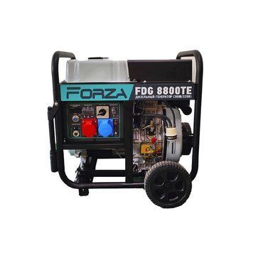 Генератор дизельний FORZA FDG8800TE 220/380В з електростартером DD0006274 фото